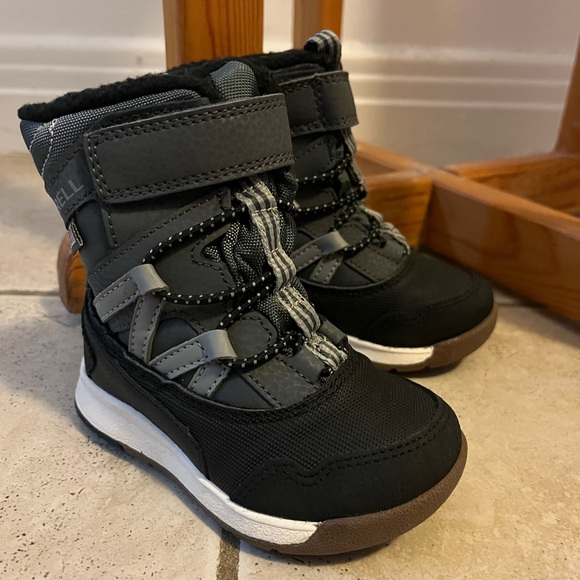 Merrell Baby Boy Winter Snow Boots Infant Size 5M Gray -25 °F -32 °C - Picture 1 of 7